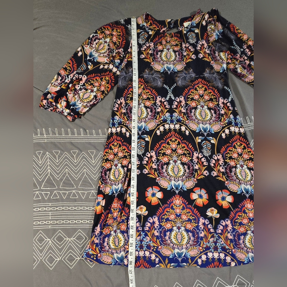 Maeve Sawyer Balloon Sleeve Midi Floral Dress Size XS - Picture 2 of 9